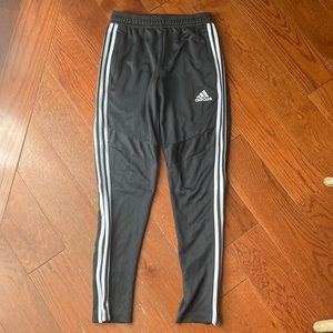 adidas Men's Aeroready Sereno Slim Tapered-Cut 3-Stripes Pants- Size Small